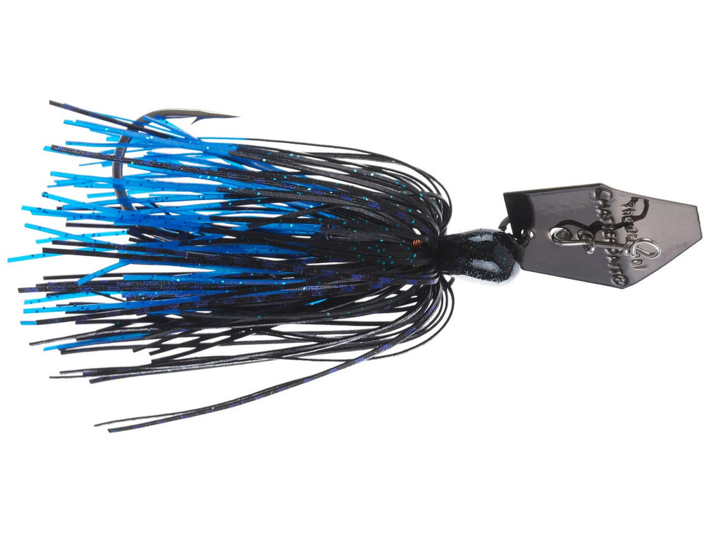 Z-Man 3/8Oz Original Chatterbait Elite Black/Blue